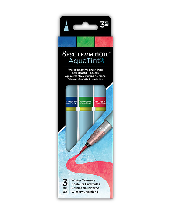 Spectrum Noir AquaTint Pens 3pc Set - WINTER WARMERS