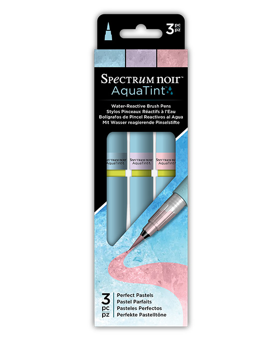 Spectrum Noir AquaTint Pens 3pc Set - PERFECT PASTELS - Click Image to Close