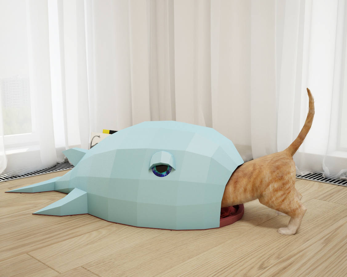 Cat House Whale - Click Image to Close