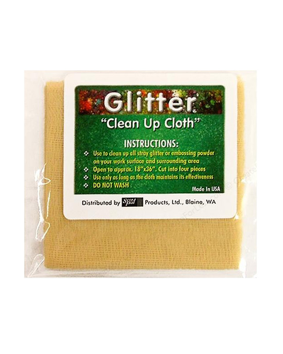 Glitter Clean-Up Cloth - Click Image to Close