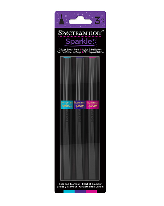 Spectrum Noir Sparkle Pens 3pc Set - GLITZ AND GLAMOUR - Click Image to Close