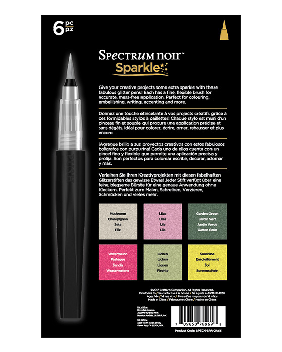 Spectrum Noir Pencils Colour Chart