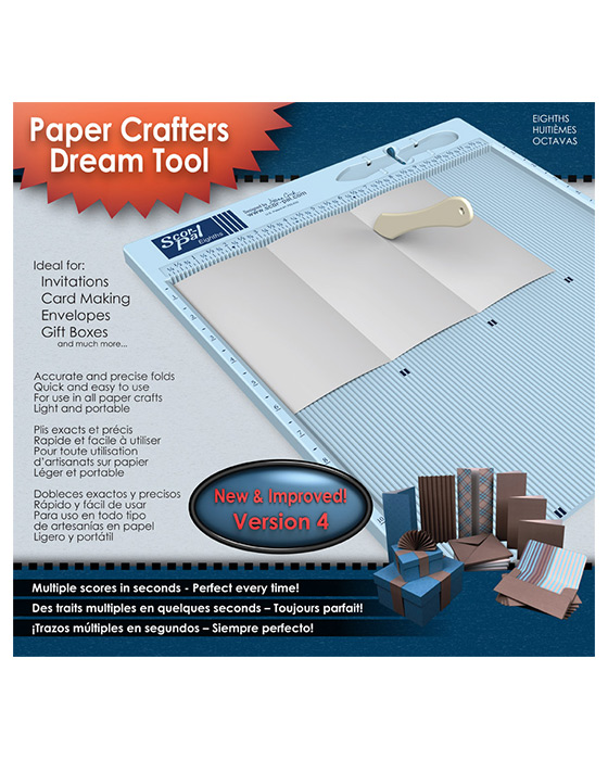 Scor-Pal Eighths : SCOR-PAL, Maker of Scor-Tape and Scor-Pal scoring board  for making cards, envelopes and over 150 free craft projects