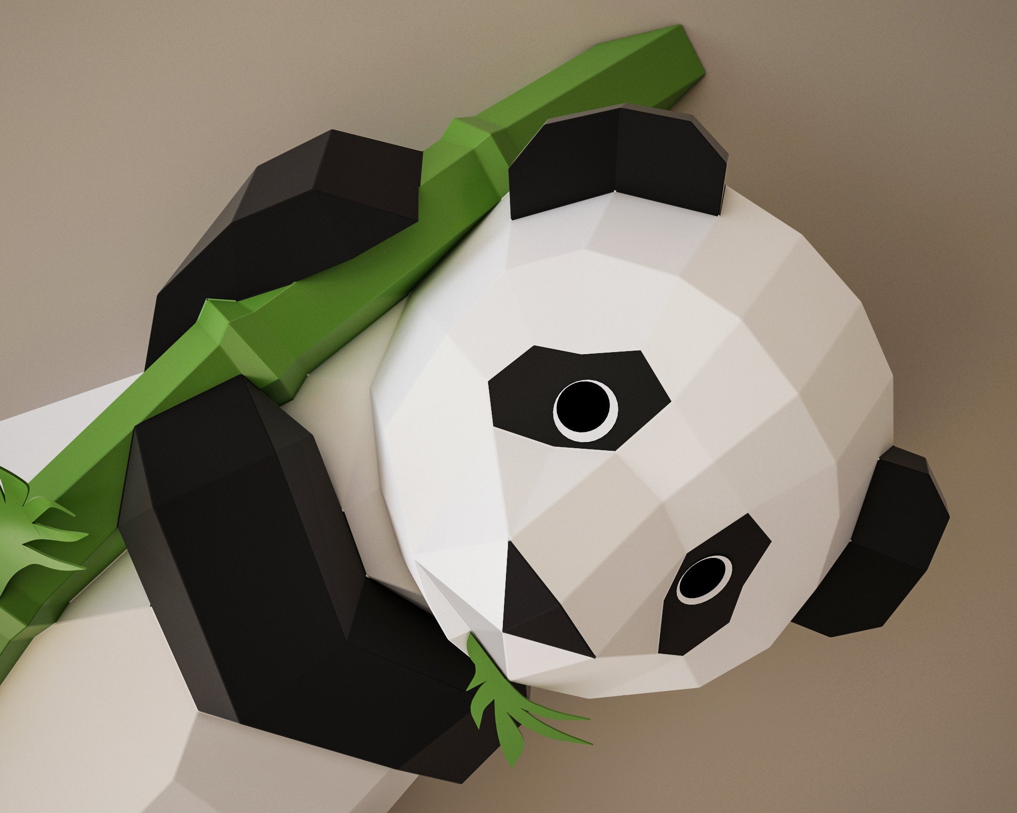 Panda on Bamboo