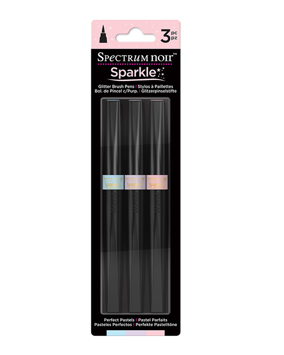 Spectrum Noir Sparkle Pens 3pc Set - PERFECT PASTELS - Click Image to Close