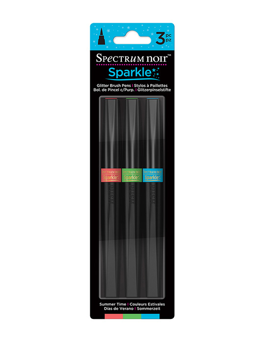 Spectrum Noir Sparkle Pens 3pc Set - SUMMER TIME - Click Image to Close