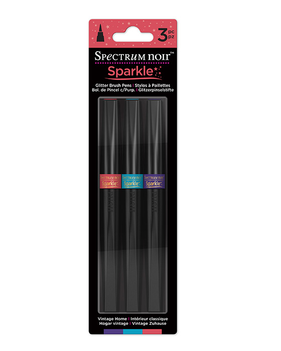 Spectrum Noir Sparkle Pens 3pc Set - VINTAGE HOME - Click Image to Close